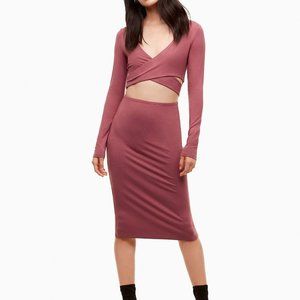 Aritzia WILFRED FREE Nicolay Midi Dress - Foulard